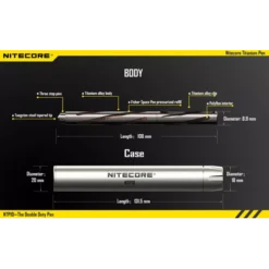 Nitecore NTP10 Titanium Pen -Outdoor Flashlight Store 11 63