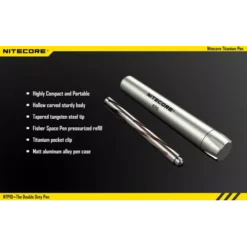 Nitecore NTP10 Titanium Pen -Outdoor Flashlight Store 2 244