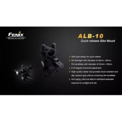 Fenix ALB-10 Bike Mount -Outdoor Flashlight Store 3 241
