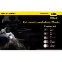 Nitecore CB6 Chameleon -Outdoor Flashlight Store 5 121