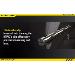 Nitecore NTP10 Titanium Pen -Outdoor Flashlight Store 6 151