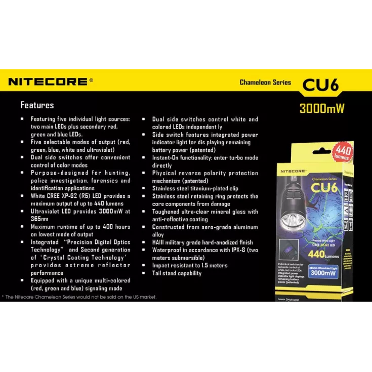 Nitecore CU6 Chameleon 13 Nitecore CU6 Chameleon - Image 11