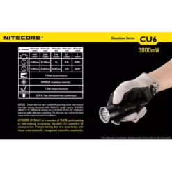Nitecore CU6 Chameleon 26 Nitecore CU6 Chameleon -Outdoor Flashlight Store 9 86