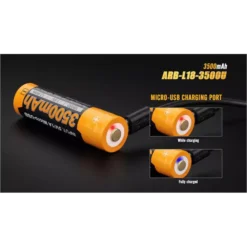 Fenix ARB-L18 18650 3500U Battery -Outdoor Flashlight Store ARB L18 3500U 2