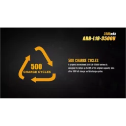 Fenix ARB-L18 18650 3500U Battery -Outdoor Flashlight Store ARB L18 3500U 6