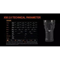 Acebeam X50 2.0 22 Acebeam X50 2.0 -Outdoor Flashlight Store Acebeam X50 9