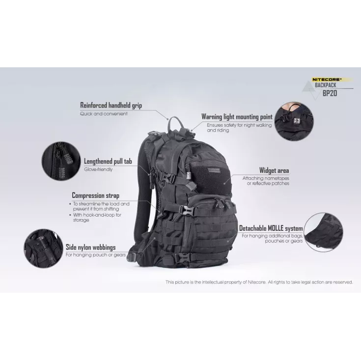Nitecore BP20 Backpack 10 Nitecore BP20 Backpack - Image 8