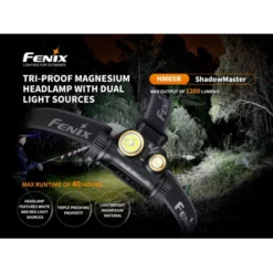 Fenix HM65R ShadowMaster 15 Fenix HM65R ShadowMaster -Outdoor Flashlight Store Fenix HM65R Shadowmaster 4