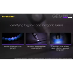 Nitecore GEM10 UV -Outdoor Flashlight Store GEM10UV 3