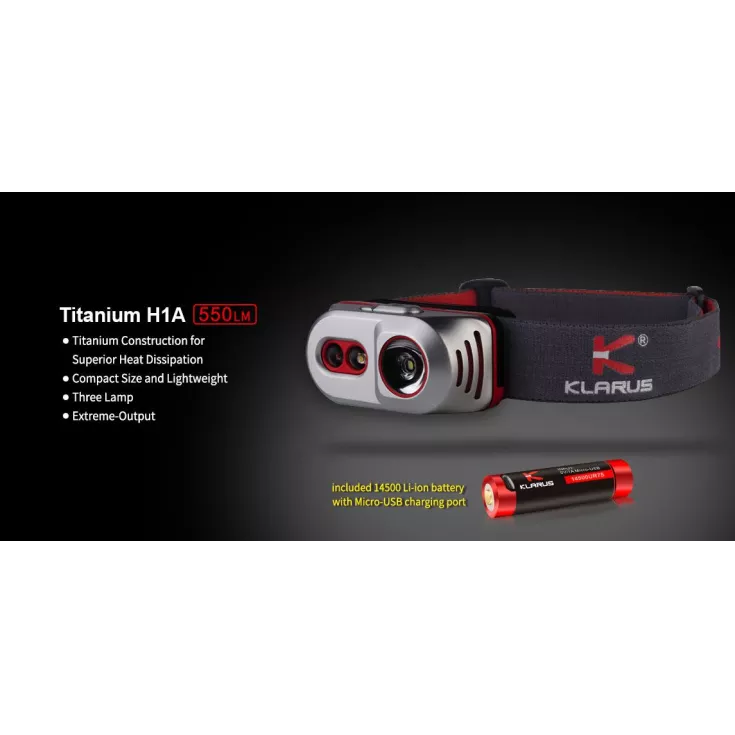 Klarus H1A Titanium 4 Klarus H1A Titanium - Image 2