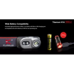 Klarus H1A Titanium 24 Klarus H1A Titanium -Outdoor Flashlight Store H1A T 8