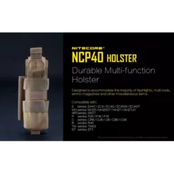 Nitecore NCP40 Holster -Outdoor Flashlight Store NCP40 0