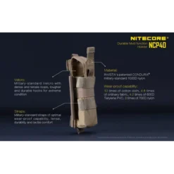 Nitecore NCP40 Holster -Outdoor Flashlight Store NCP40 1