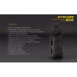 Nitecore NCP40 Holster -Outdoor Flashlight Store NCP40 8