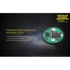 Nitecore 18650 Li-ion High Performance Battery (3500mAh) NL1835HP 15 Nitecore 18650 Li-ion High Performance Battery (3500mAh) NL1835HP -Outdoor Flashlight Store NL1835HP 4