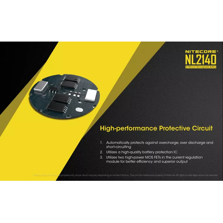 Nitecore 21700 NL2140 Li-ion Battery (4000mAh) 7 Nitecore 21700 NL2140 Li-ion Battery (4000mAh) - Image 5
