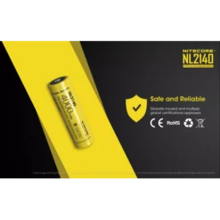Nitecore 21700 NL2140 Li-ion Battery (4000mAh) 18 Nitecore 21700 NL2140 Li-ion Battery (4000mAh) -Outdoor Flashlight Store NL2140 7