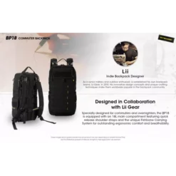 Nitecore BP18 Backpack -Outdoor Flashlight Store Nitecore BP18 1