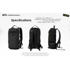 Nitecore BP18 Backpack -Outdoor Flashlight Store Nitecore BP18 10