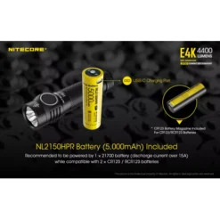 Nitecore E4K -Outdoor Flashlight Store Nitecore E4K 5