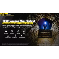 Nitecore HC60 V2 -Outdoor Flashlight Store Nitecore HC60 V2 1