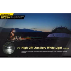 Nitecore HC65 V2 -Outdoor Flashlight Store Nitecore HC65 V2 5