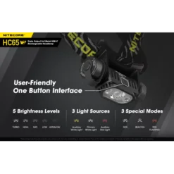 Nitecore HC65 V2 -Outdoor Flashlight Store Nitecore HC65 V2 7