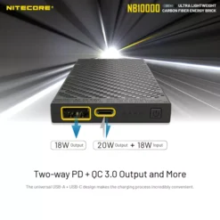 Nitecore NB10000 Silver Power Bank -Outdoor Flashlight Store Nitecore NB10000 Silver 5