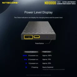 Nitecore NB10000 Silver Power Bank -Outdoor Flashlight Store Nitecore NB10000 Silver 7