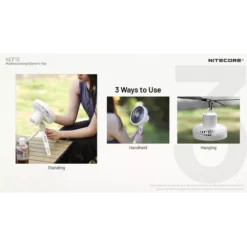 Nitecore NEF10 Electric Fan -Outdoor Flashlight Store Nitecore NEF10 7