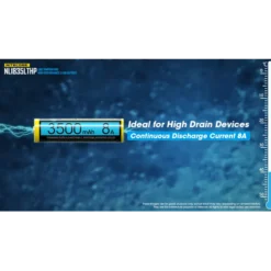 Nitecore NL1835LTHP Low Temperature 18650 3500mAh Li-ion Battery -Outdoor Flashlight Store Nitecore NL1835LTHP 3