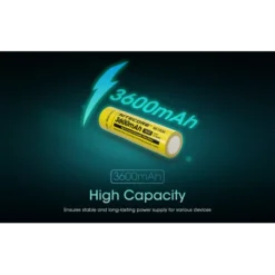 Nitecore 18650 Li-ion Battery (3600mAh) NL1836 -Outdoor Flashlight Store Nitecore NL1836 2