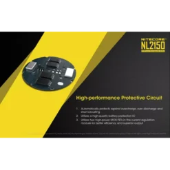 Nitecore 21700 NL2150 Li-ion Battery (5000mAh) 16 Nitecore 21700 NL2150 Li-ion Battery (5000mAh) -Outdoor Flashlight Store Nitecore NL2150 4