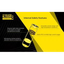 Nitecore 21700 NL2150HP Li-ion High Performance (5000mAh) -Outdoor Flashlight Store Nitecore NL2150HP 4