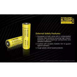 Nitecore 21700 NL2150HP Li-ion High Performance (5000mAh) -Outdoor Flashlight Store Nitecore NL2150HP 5