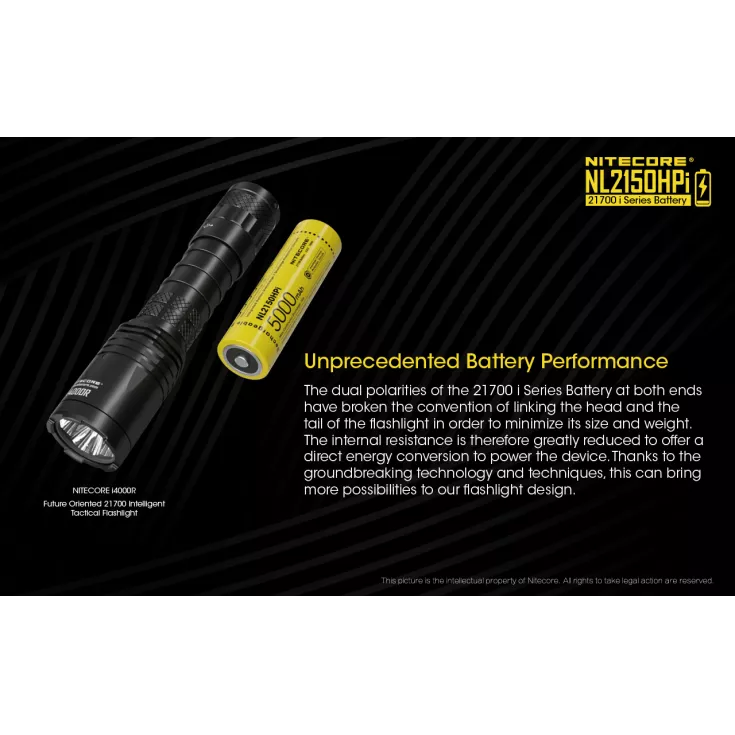 Nitecore 21700 NL2150HPi Li-ion 15A Battery (5000mAH) 6 Nitecore 21700 NL2150HPi Li-ion 15A Battery (5000mAH) - Image 4