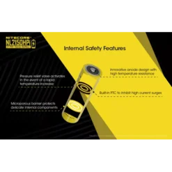 Nitecore 21700 NL2150HPi Li-ion 15A Battery (5000mAH) 19 Nitecore 21700 NL2150HPi Li-ion 15A Battery (5000mAH) -Outdoor Flashlight Store Nitecore NL2150HPi 5