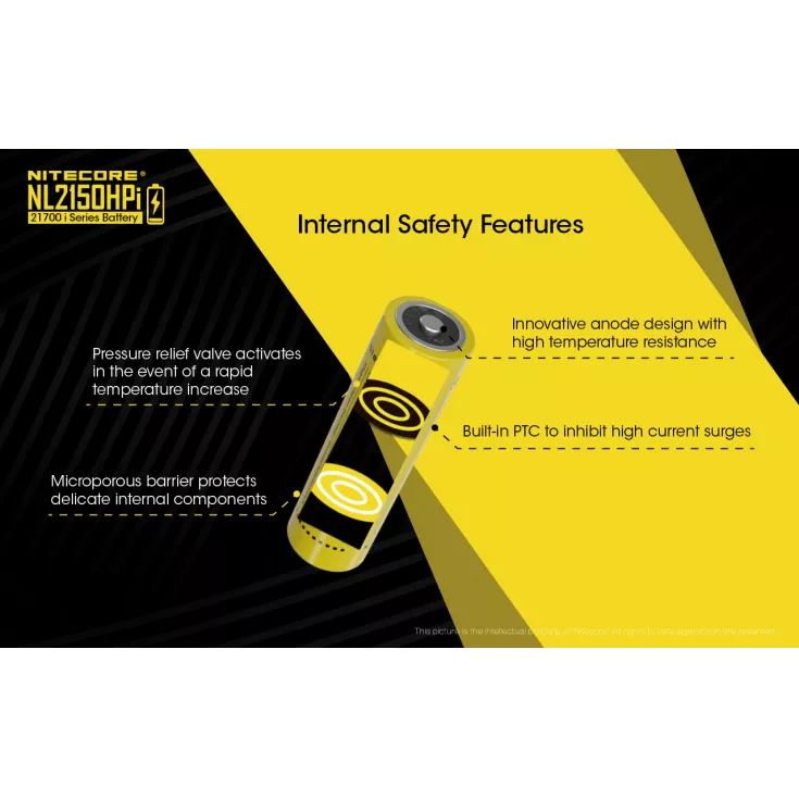 Nitecore 21700 NL2150HPi Li-ion 15A Battery (5000mAH) 8 Nitecore 21700 NL2150HPi Li-ion 15A Battery (5000mAH) - Image 6
