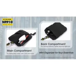 Nitecore NPP10 Pocket Pouch 11 Nitecore NPP10 Pocket Pouch -Outdoor Flashlight Store Nitecore NPP10 1