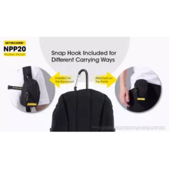 Nitecore NPP20 Pocket Pouch -Outdoor Flashlight Store Nitecore NPP20 1