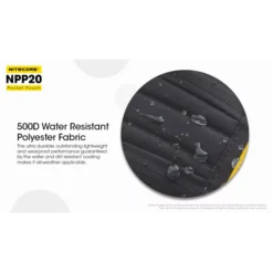Nitecore NPP20 Pocket Pouch -Outdoor Flashlight Store Nitecore NPP20 5