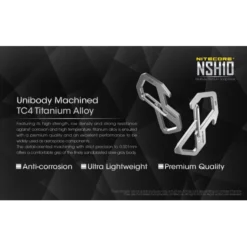 Nitecore NSH10 Snap Hook -Outdoor Flashlight Store Nitecore NSH10 1