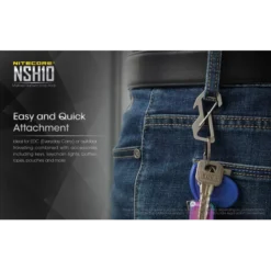 Nitecore NSH10 Snap Hook -Outdoor Flashlight Store Nitecore NSH10 3