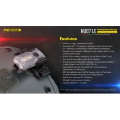 Nitecore NU07 LE -Outdoor Flashlight Store Nitecore NU07 LE 11