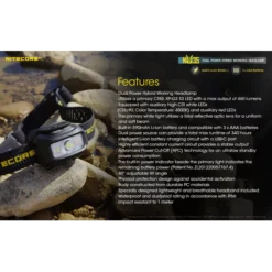 Nitecore NU35 -Outdoor Flashlight Store Nitecore NU35 11