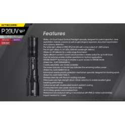 Nitecore P20UV V2 -Outdoor Flashlight Store Nitecore P20UV V2 10