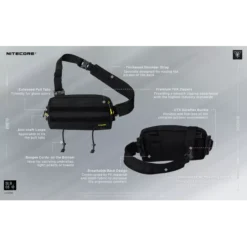 Nitecore SLB03 Sling Bag -Outdoor Flashlight Store Nitecore SLB03 7
