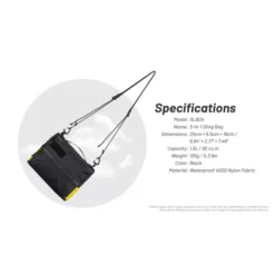 Nitecore SLB04 Sling Bag -Outdoor Flashlight Store Nitecore SLB04 7