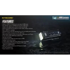 Nitecore T4K -Outdoor Flashlight Store Nitecore T4K 11