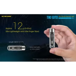 Nitecore TIKI GITD - Blue -Outdoor Flashlight Store Nitecore TIKI GITD Blue 3